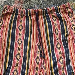 Coldwater Creek Southwestern Pattern Pants